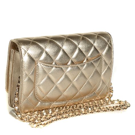 chanel wallet on chain lambskin|fashionphile chanel lambskin wallet.